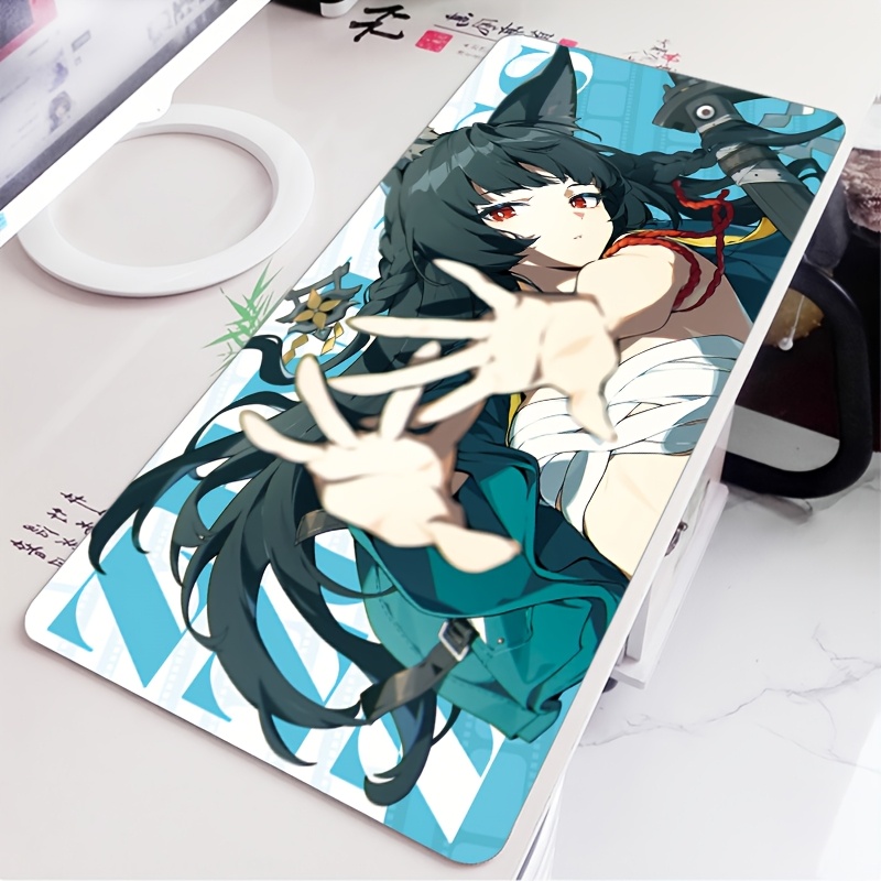 

1pc Silicone Mouse Pad, Extra Large Washable Gaming & Office Mousepad With Precision Stitching, Ideal Gift For Anime Fans