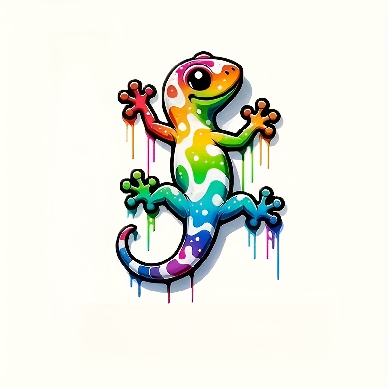 Rainbow Cartoon Pattern Vinyl Sticker