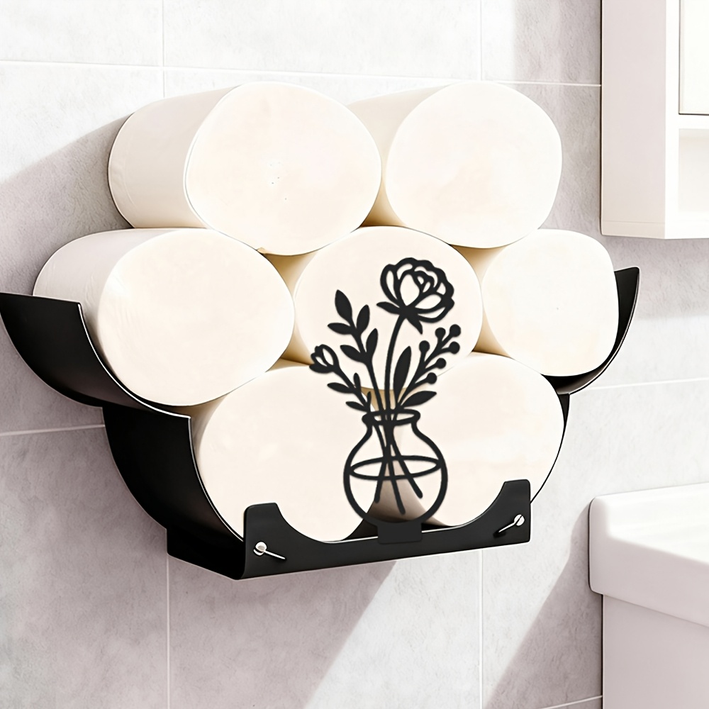 TEMU A Decorative Tissue Holder For Flowers, This Hanging Accessory Is Perfect For Bathrooms, Kitchens, And Bedrooms. Extendable, Foldable, And ,
