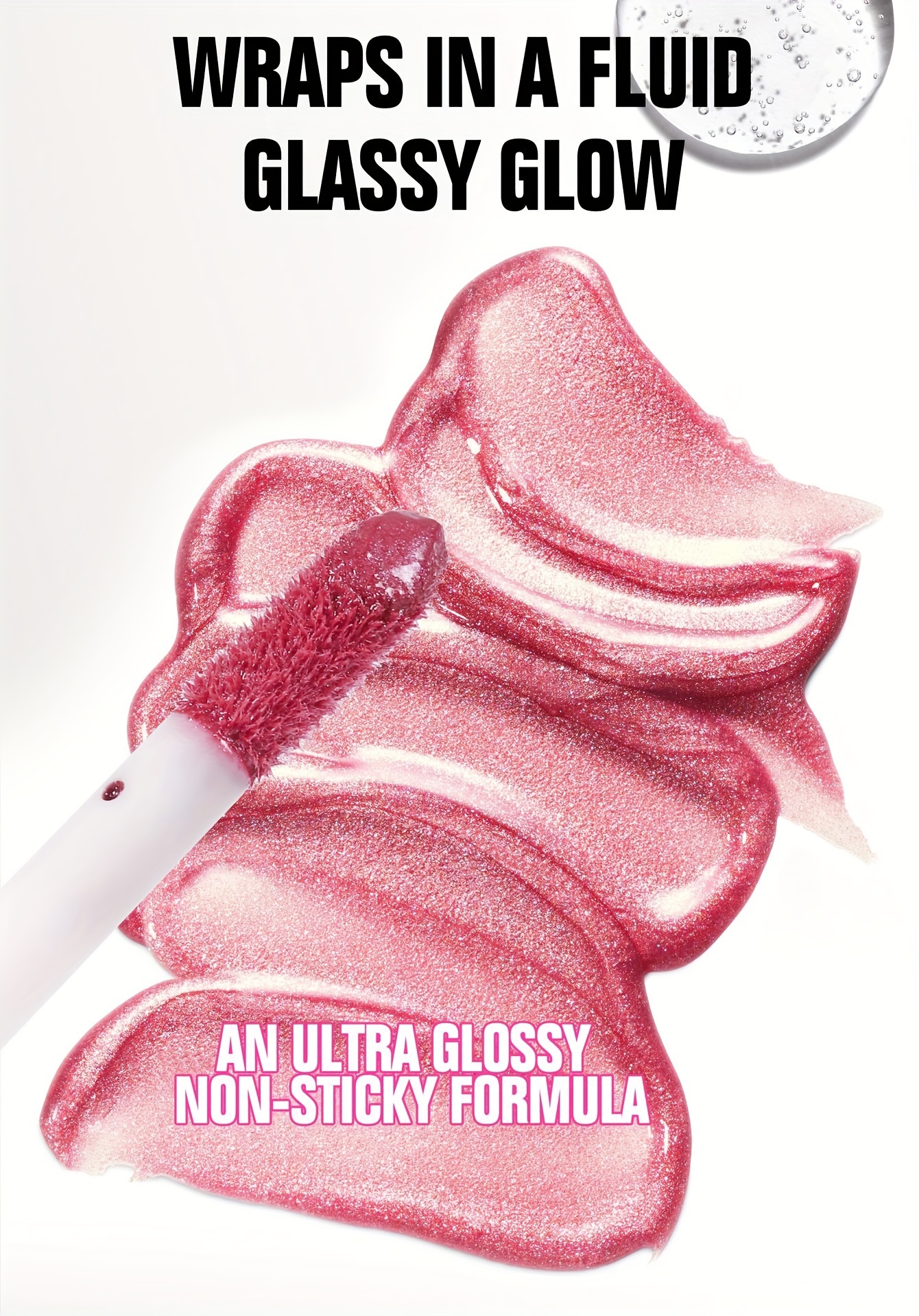3-Pack Long-Lasting Mega Glossy Lip Gloss Set - Moisturizing, Shimmer Finish, Lightweight, Versatile Berry, Red & Nude Shades for All Skin Types