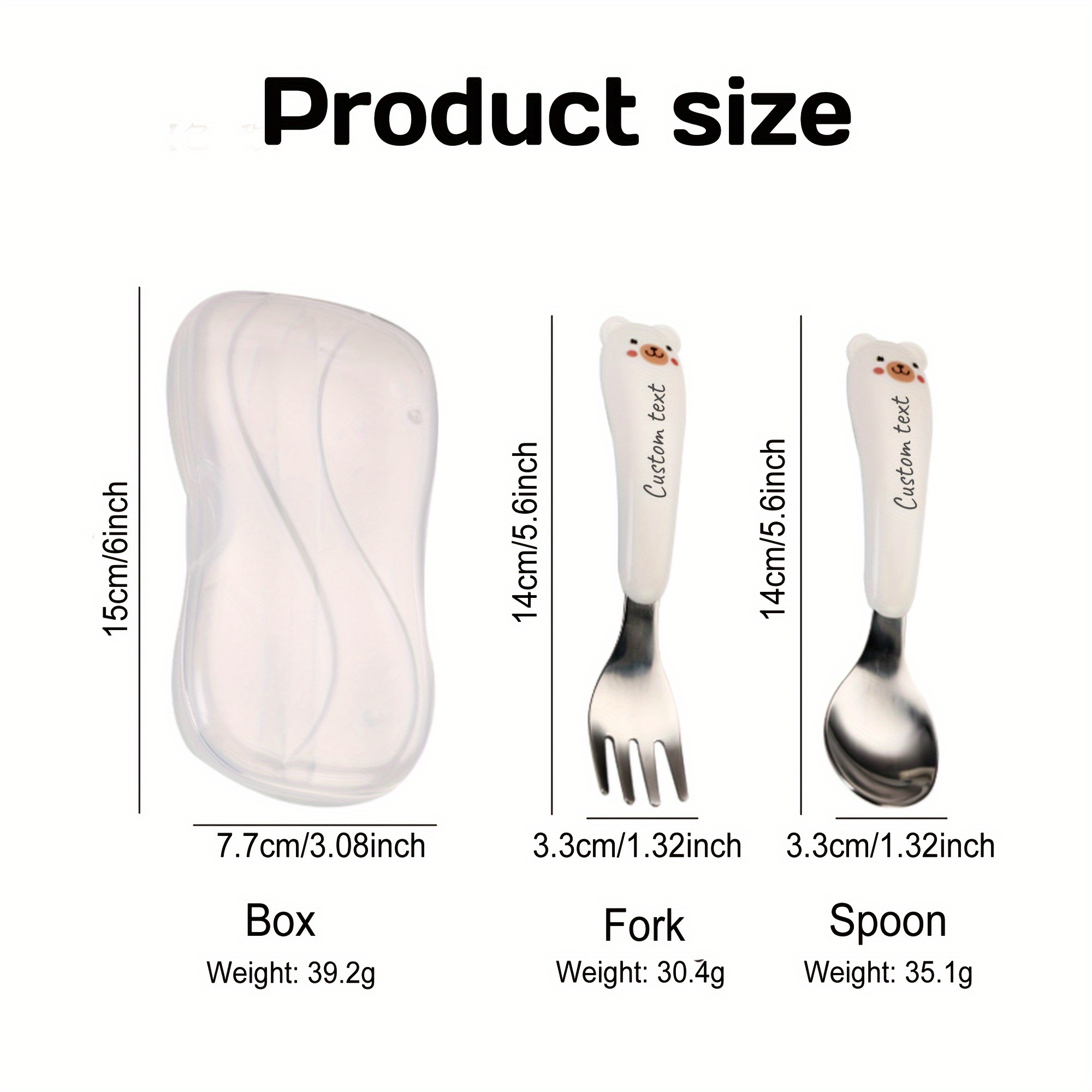 2pcs custom engraved stainless steel cutlery set personalized tableware for mom     ideal for christmas birthday   gifts Product details 3
