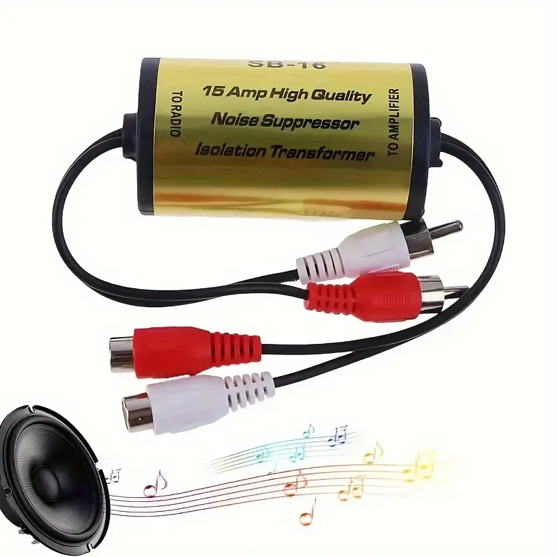 12v 15a Car Audio Noise Filter Suppressor Transformer Stereo - Temu