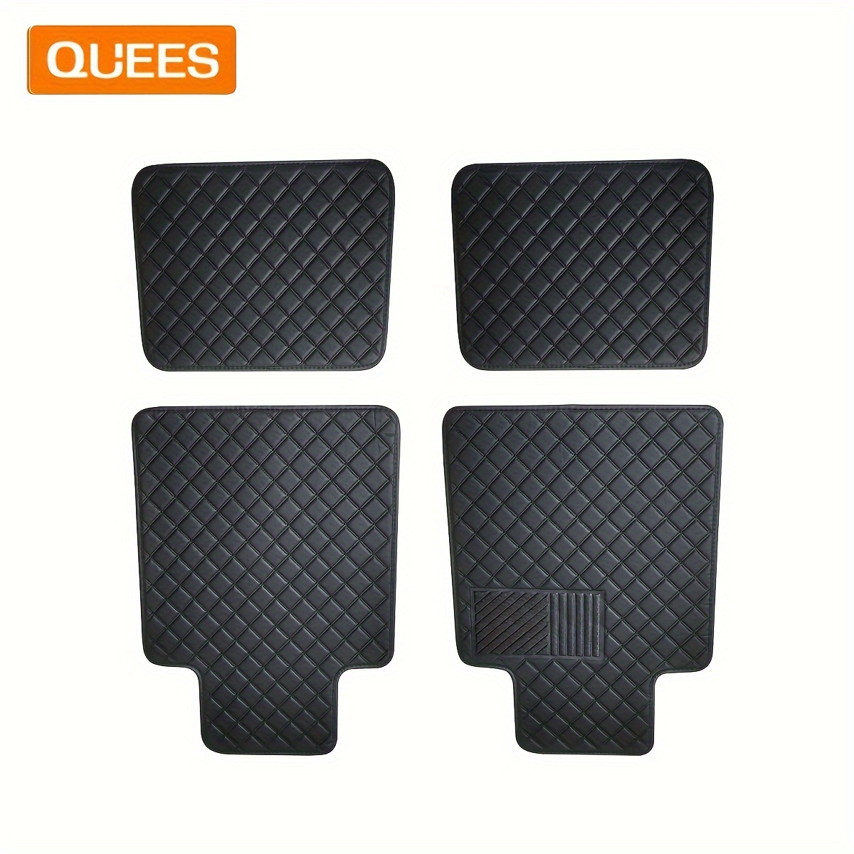 

Floor Mats - Heavy-duty Rubber, Universal Fit Full Set, , Trimmable