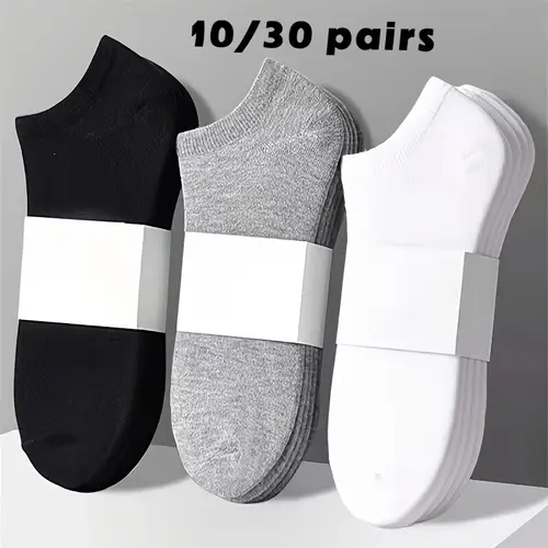 10 30 pairs of soft and comfortable socks small and easy to store comfortable and easy to clean suitable for daily outdoor wear essential for travel
