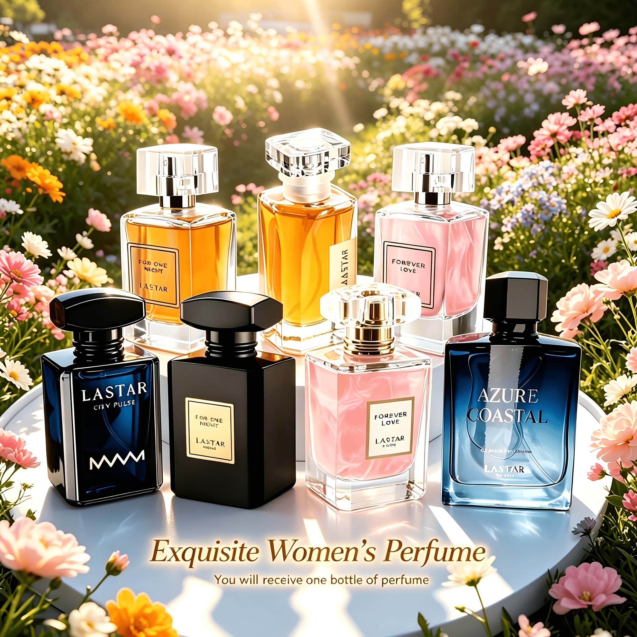 TEMU Premium Women's Perfume Available In 3 Sizes: 45ml, 50ml And 55ml ( Shipped At Random). It Features Long-lasting Scent With Citrus, Oriental,