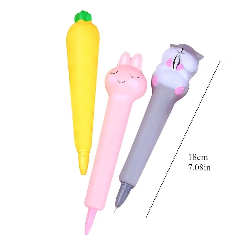 10pcs cute and soft stress reducing pen suitable for student prizes and office stationery Product details 1