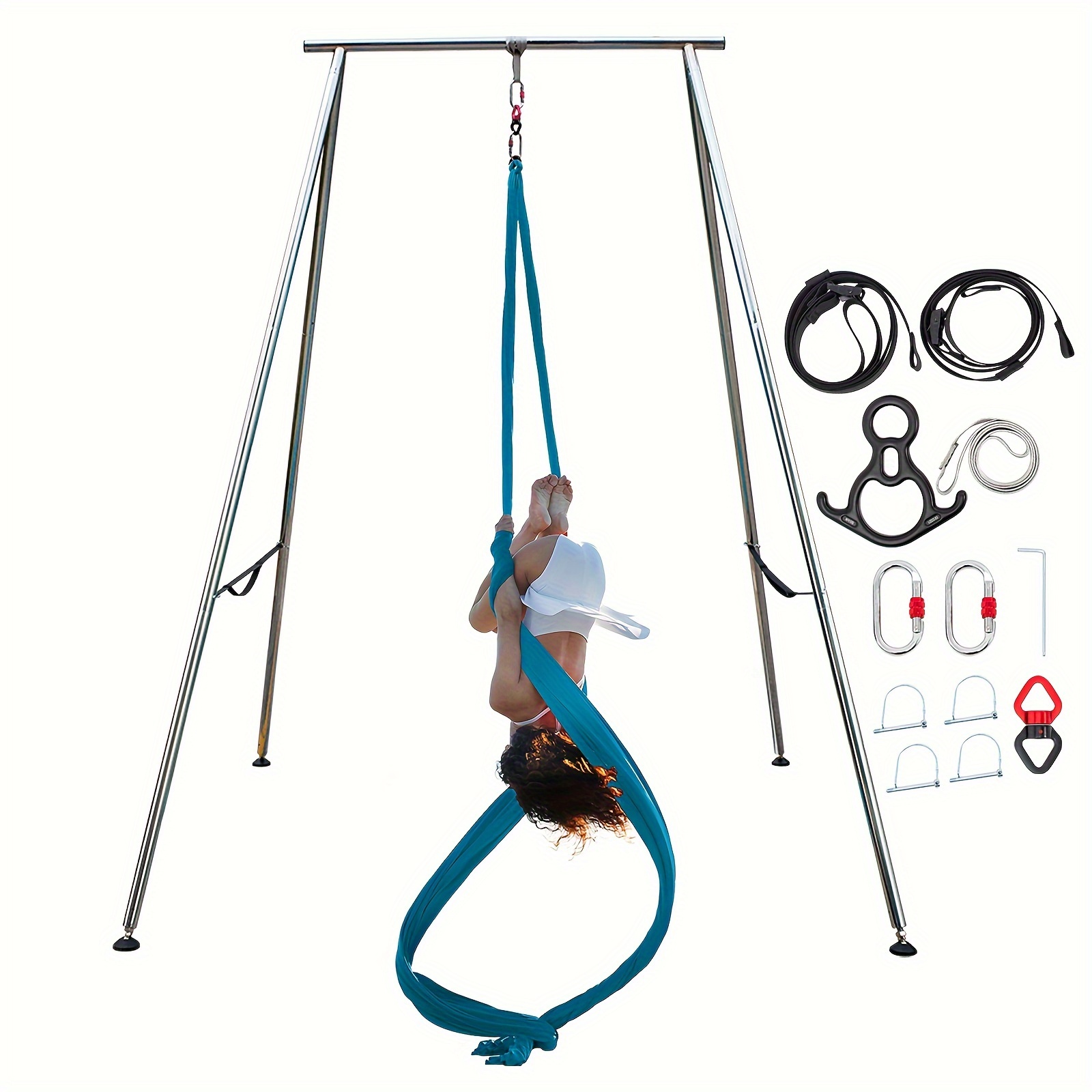 yoga stand 9 6 ft inversion yoga swing stand 551lbs 250kg - Temu