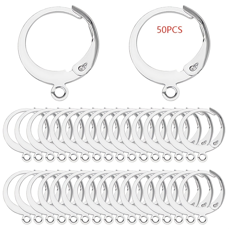 earring hooks findings durable iron french lever ear wires Temu