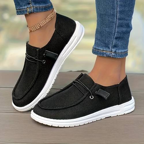 womens slip low top flat elastic lace up strap shoes stylish casual everyday loafers for mom or wife from local warehouse on womens shoes women shoes