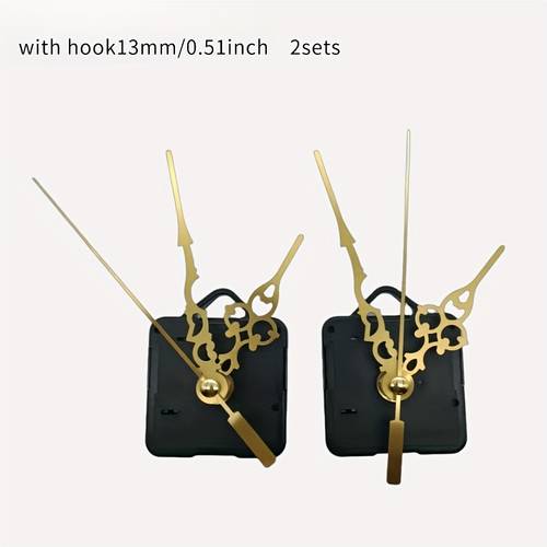 hands with hook movement quartz wall clock cross stitch clock hour minute diy repair accessories 1 2 4 8 sets
