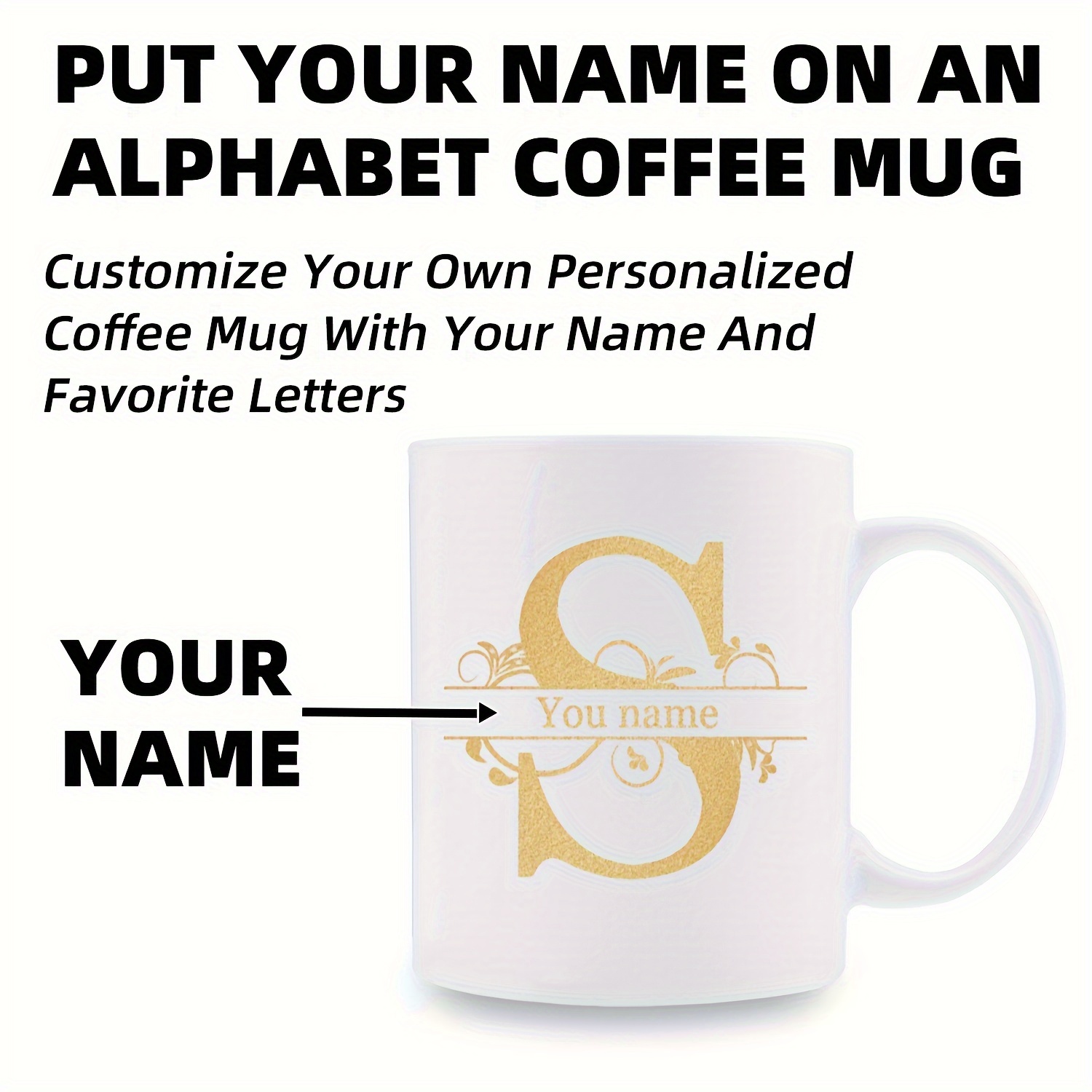 Personalized Coffee Mug - Design Custom Cup with Photo Text and Logo  Novelty Customized Gifts for Men and Women Tea Cup Taza Personalizada 11oz  Both