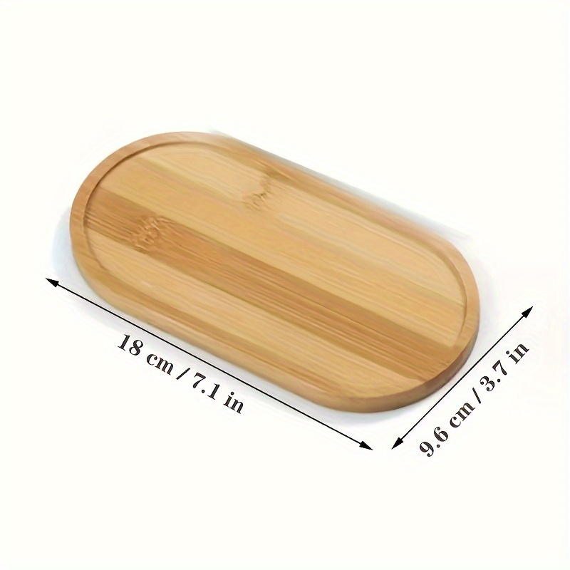 Bamboo Tea Tray, Decorative Bamboo Vanity Tray, Bathroom Tray, Storage Box, Suitable For Vanity And Home Use