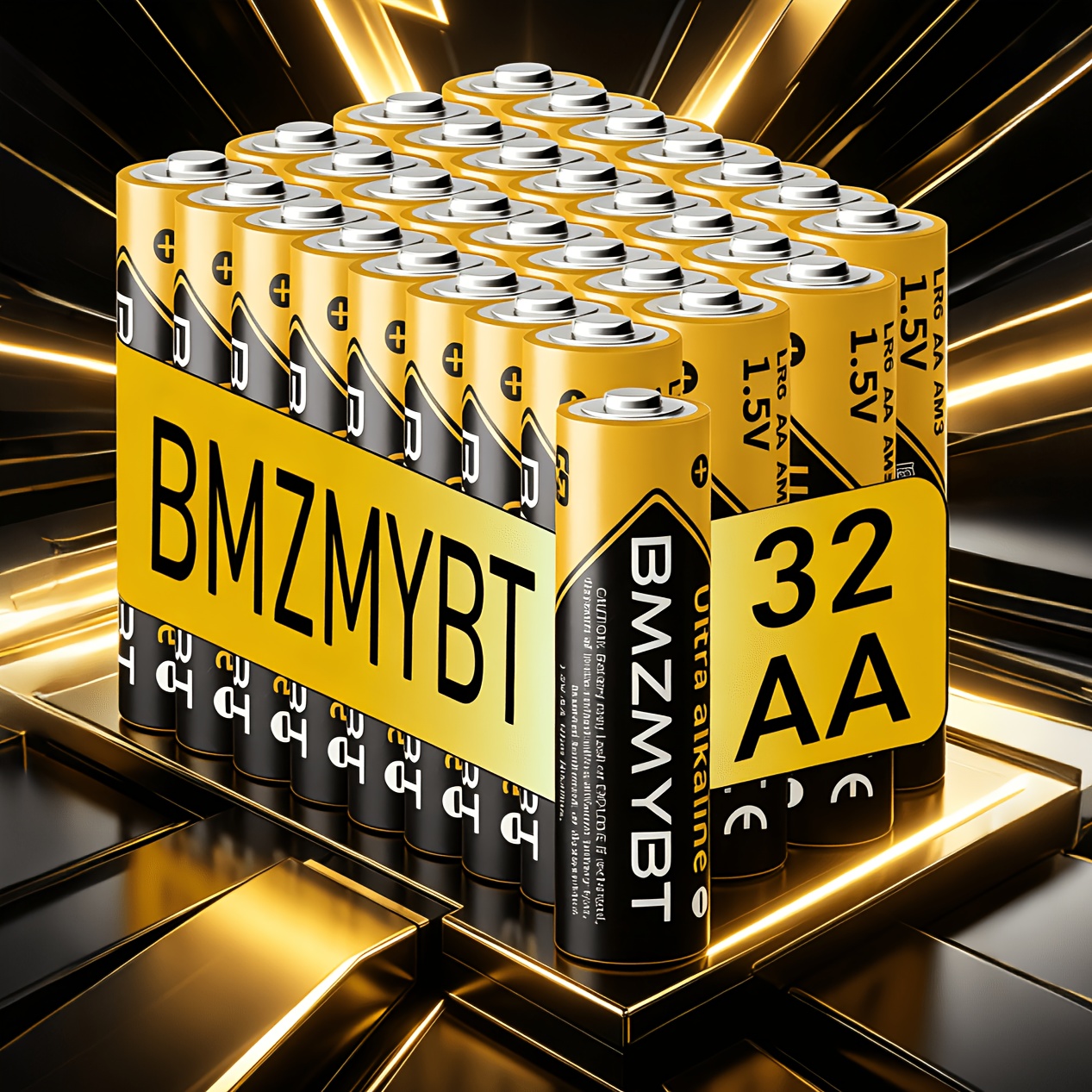 32pcs Aa Batteries | Long- For Toys, Remotes, Clocks, Radios, Flashlights, Keyboards, Mice & All Household Electronics