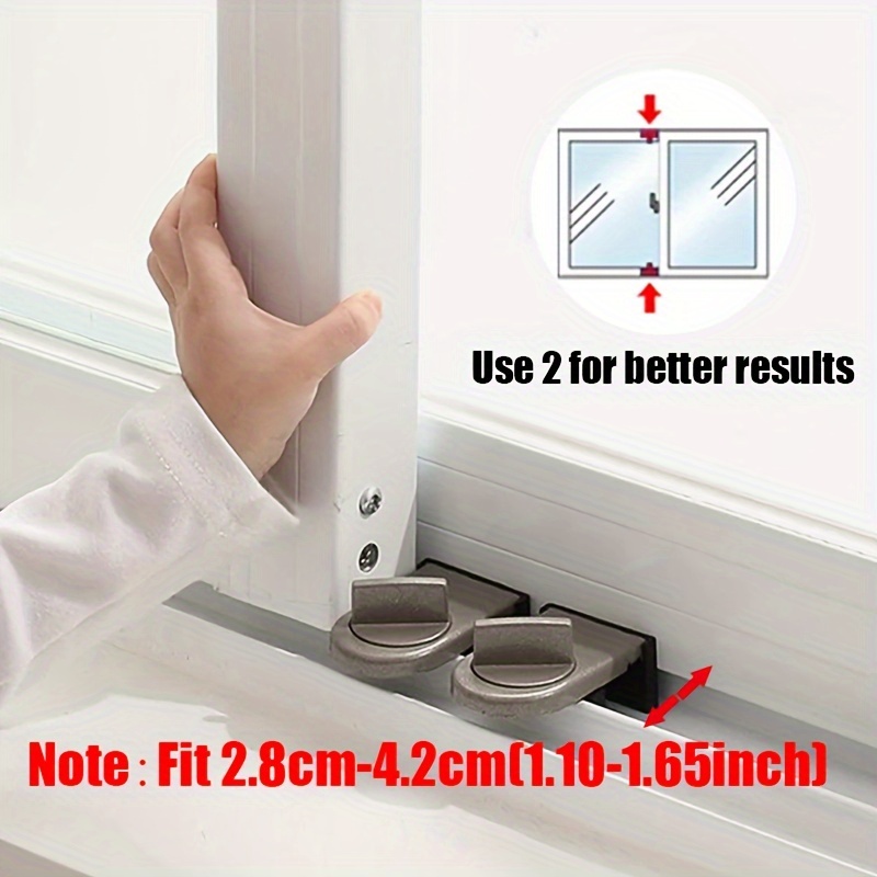 Fdit Cerraduras de puerta corrediza de aleación de zinc, cerradura de  puerta invisible con 3 llaves, cerraduras de puerta deslizantes, cierre de