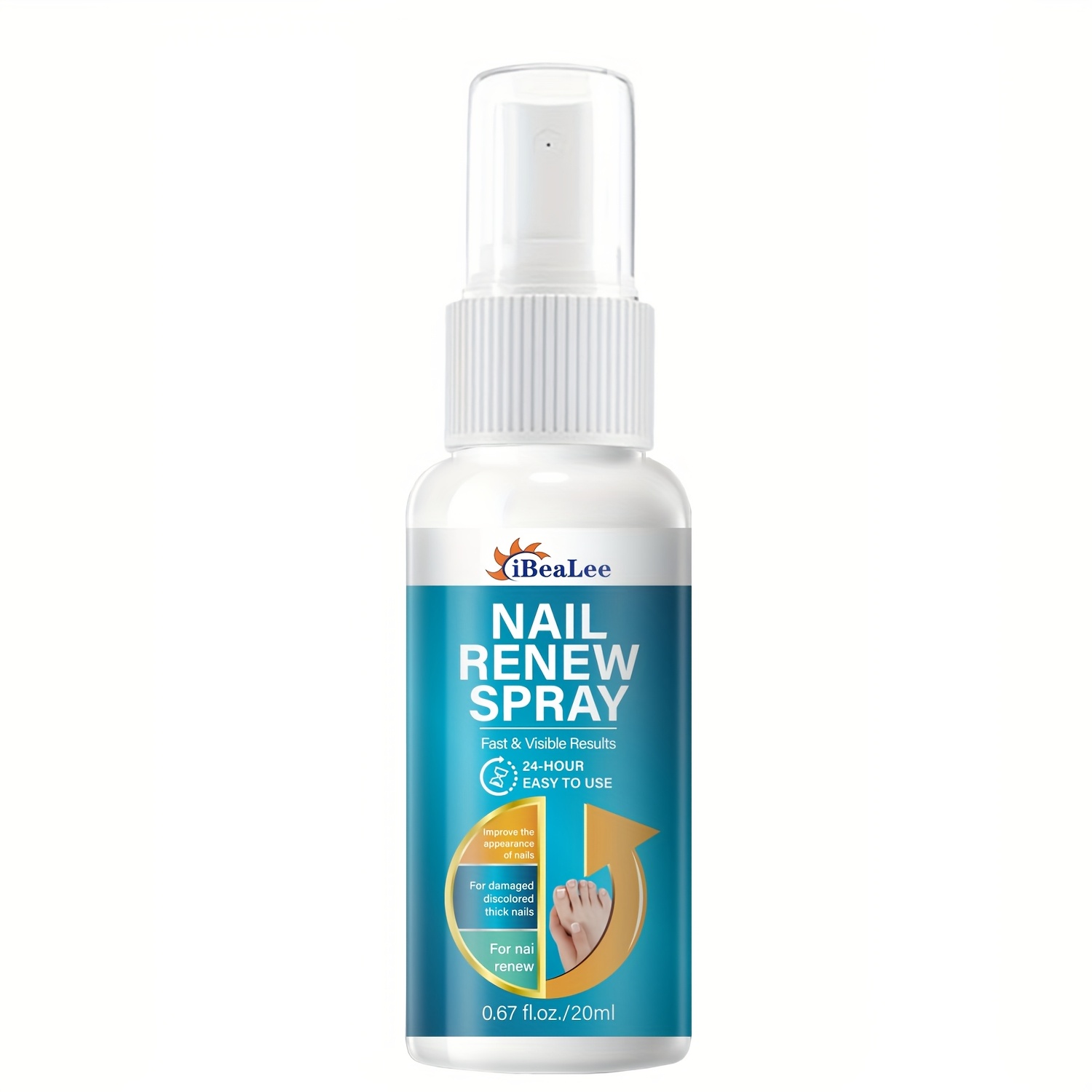 Image of 20ml Nail Spray, Toe Nail Care, Strengthening Spray For Toenails And Fingernails, Nails, Foot And Fingernail Care, Nail Strengthening Product - For Men And Women, Control