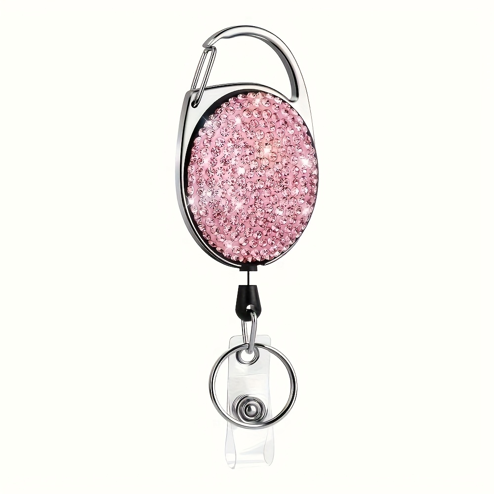 2d Drill Metal Oval Retractable Creative Badge Hanging Certificate