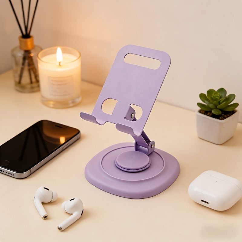 360-Degree Rotatable Adjustable Desktop Phone Holder