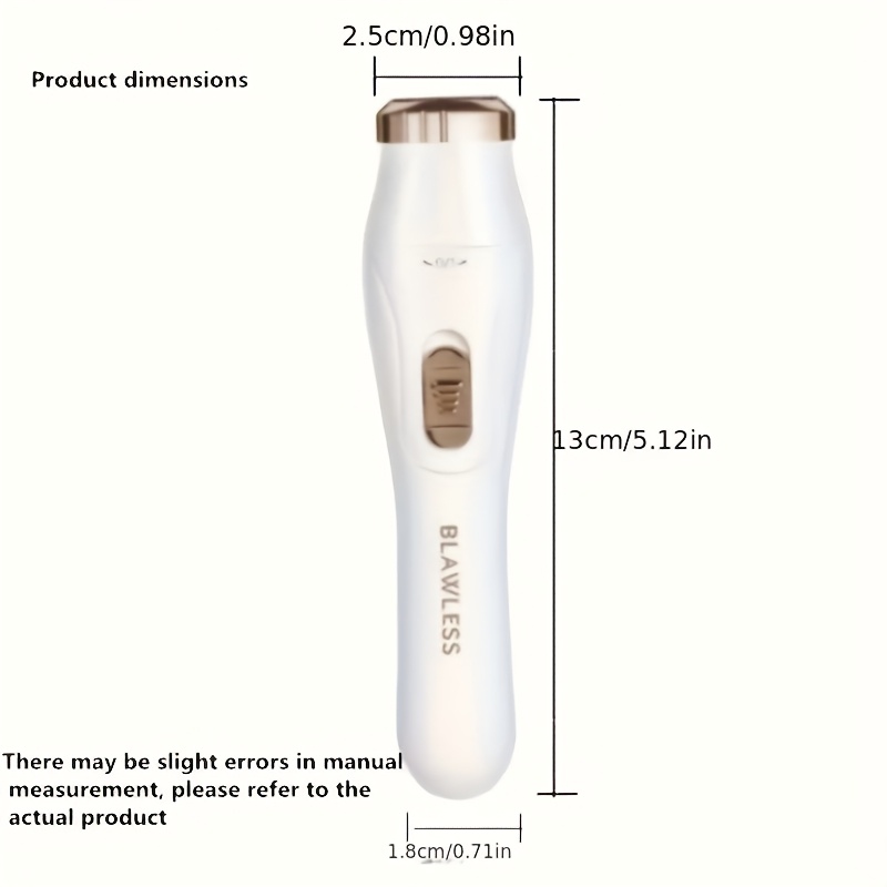 3 in 1 electric epilator set usb rechargeable face trimmer nose hair trimmer bikini armpit leg hair nose hair remover for men and women details 5