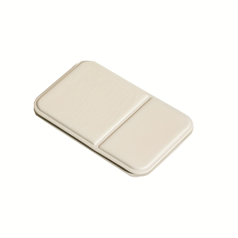 TEMU 1 Mini Portable Folding Makeup Mirror - Cartoon Pattern Glass Surface, Polished Finish, Battery-free Compact Travel Mirror For Students, Use,
