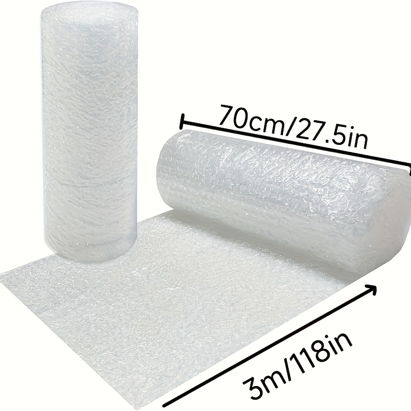 E-shop Breite: 70 cm/27,5 Zoll und Luftpolster-Verpackungsrolle, Füllmaterial für Umzugsverpackungen, Perforierte Schutzverpackungsrolle für
