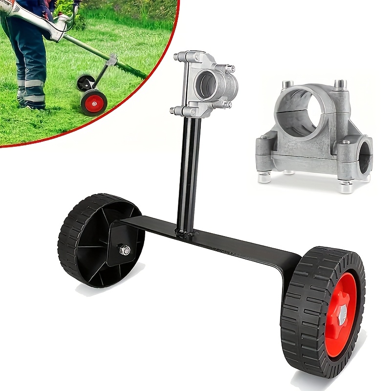 

Adjustable Support Wheels For Grass Trimmer - Portable Lawn Mower Attachment For & Manoeuvrability, Ideal For Electric & Outdoor Use