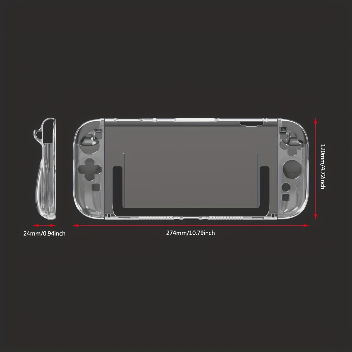 TEMU For Switch 2, Controller Split Protection Case And Console Shell Set, Anti-drop, Protective, Anti-scratch, Anti-sweat Full Protection, Enhancing