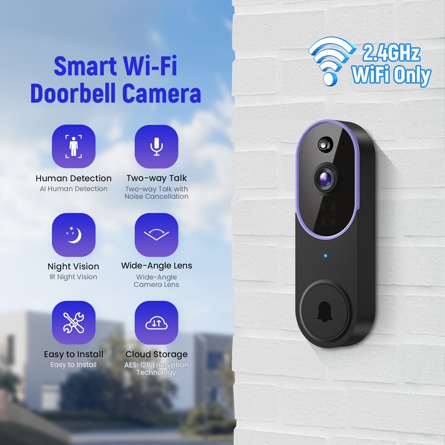 Wireless Doorbell Laview Doorbell Camera Doorbell Camera No - Main Image