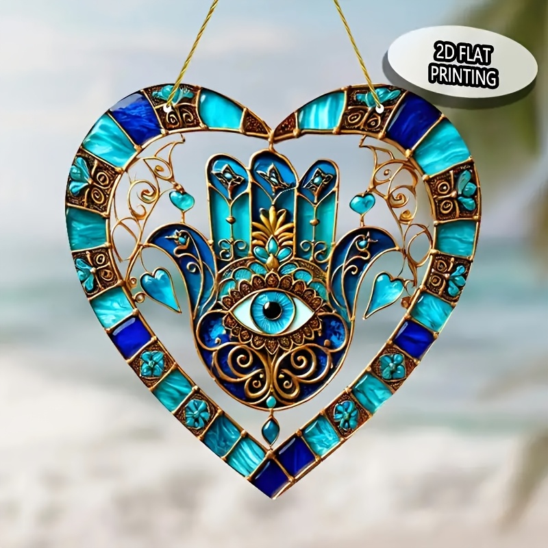 TEMU Gafas de moda 2D , acrílicas con , , ojo de y , decoración de estilo bohemio, protección , regalo de , regalo romántico de San Valentín, adorno