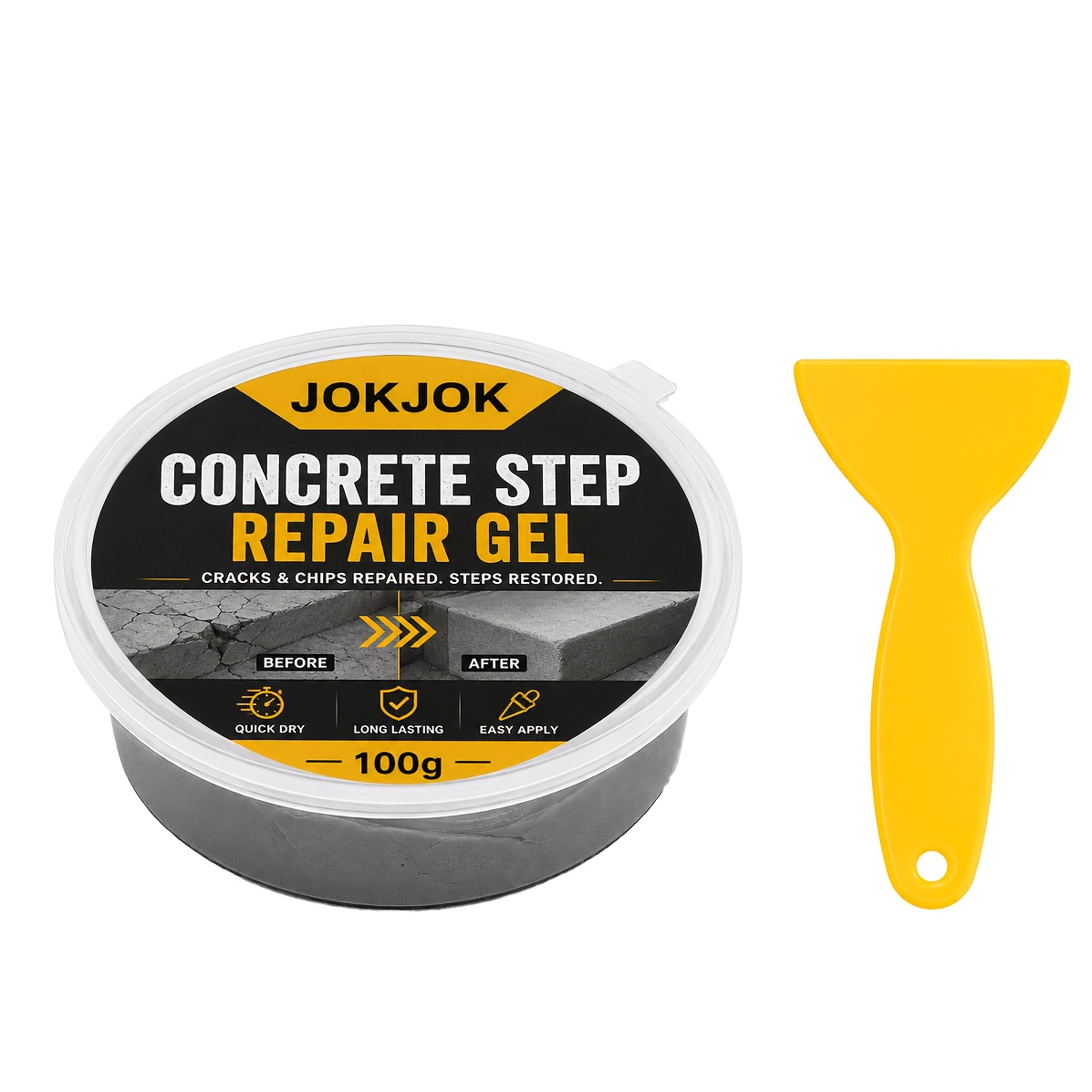Temu – TEMU Metal Patch Repair Putty – Silver Surface Filler For Dents, Chips, Small Holes, Rust Pits, Scratches, Toolboxes, Mailboxes, Metal Doors,