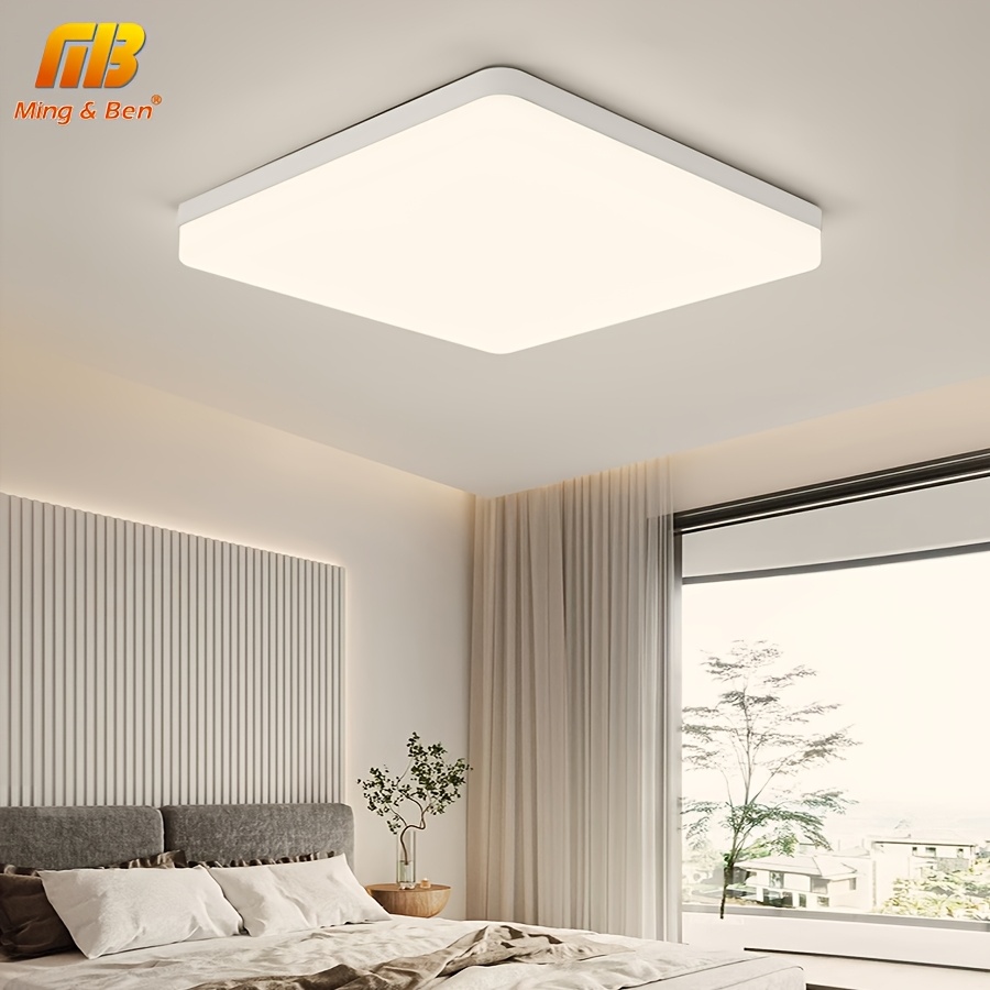 

&ben Led Ceiling Light, 22w, Warm/, Ultra-thin Design, , Ac -240v - Ideal For Bright & Comfortable Bedroom, Living Room, Kitchen , Bedroom Decor