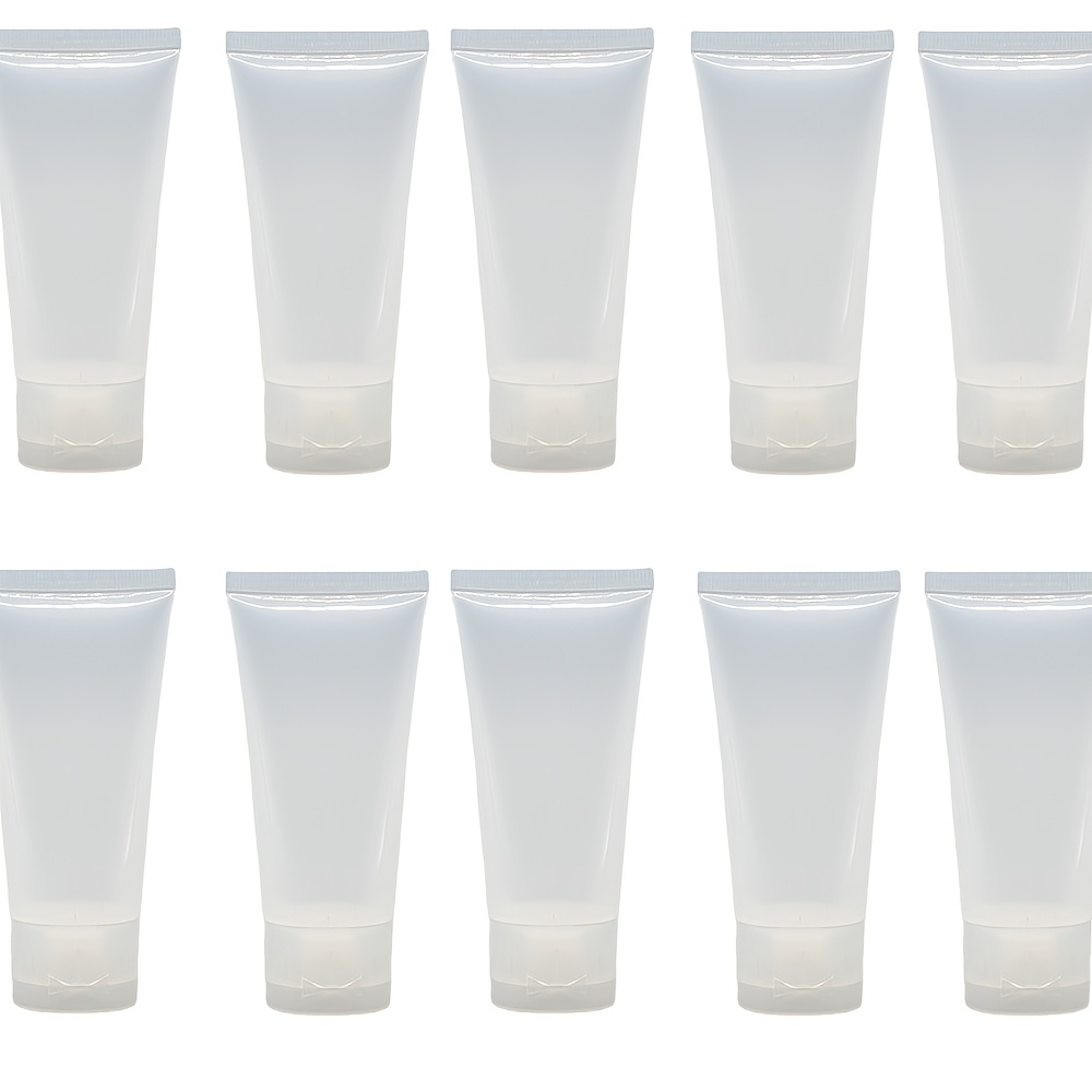 Image of 10ml/20ml/30ml Refillable Empty Tubes Bottles For Travel Essential Shampoo Facial Cleanser Makeup 10pcs/20pcs