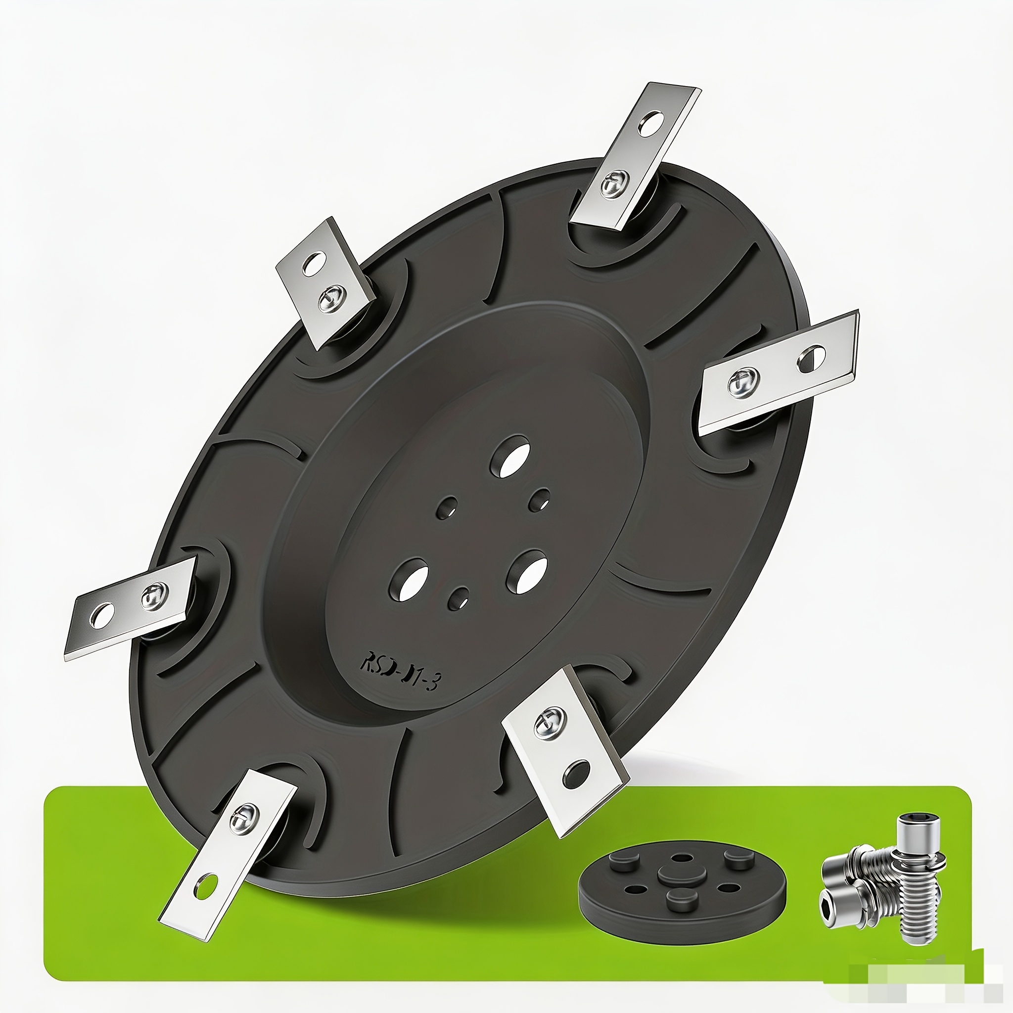 Image of Robotic Lawnmower Accessories, 6 Lawn Squeegee, Robotic Lawnmower Blade Plate, Compatible With S & M (up To Year Of 2020), , And Robotic Lawnmower