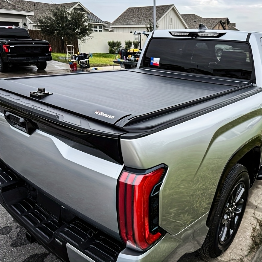 Kikito Professional FRP Hard Tri-Fold Truck Bed Tonneau Cover for 2007-2025 Silverado Sierra 1500 with 5.8ft (69.3in) Bed, Tonneau Covers
