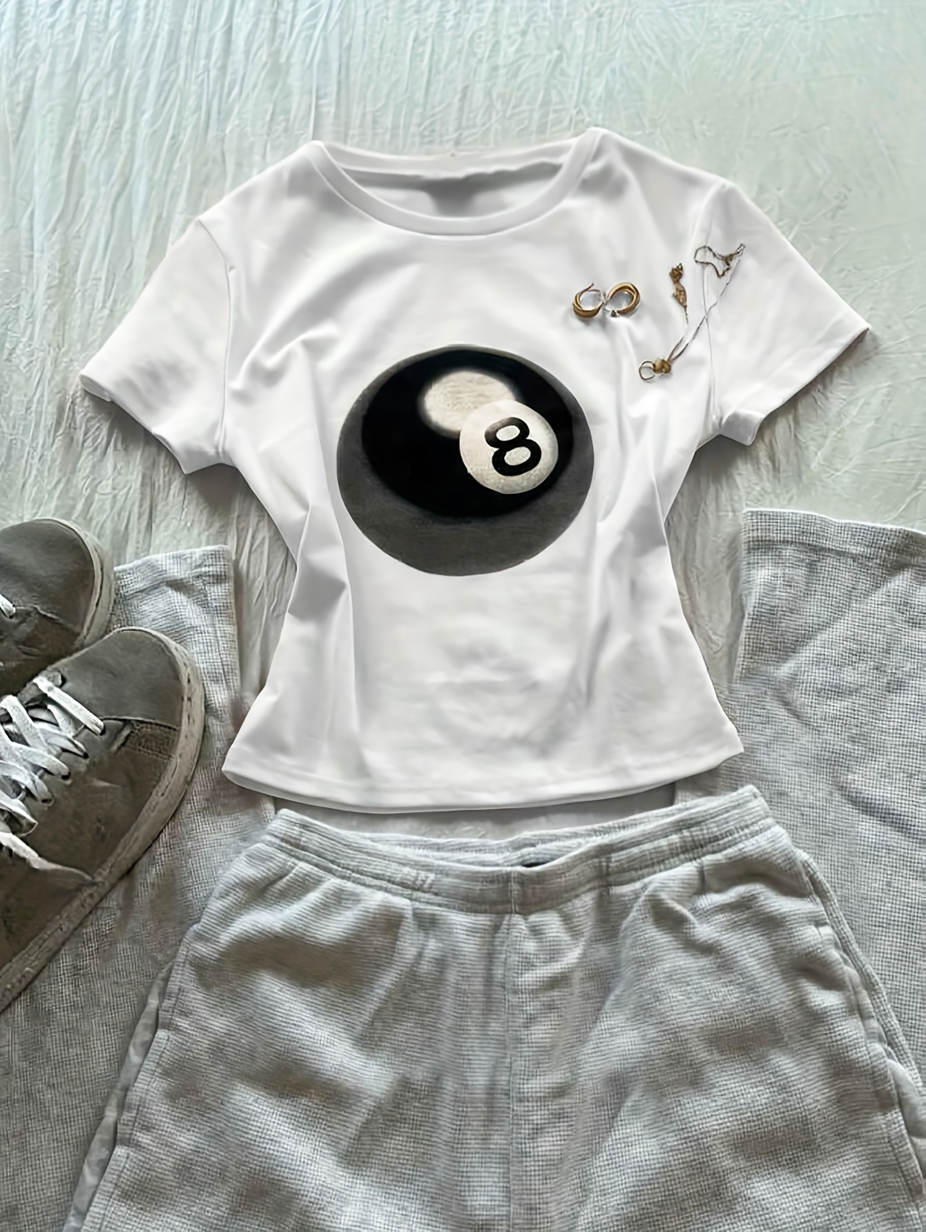 womens y2k style print crop top t shirt short Temu Bahrain