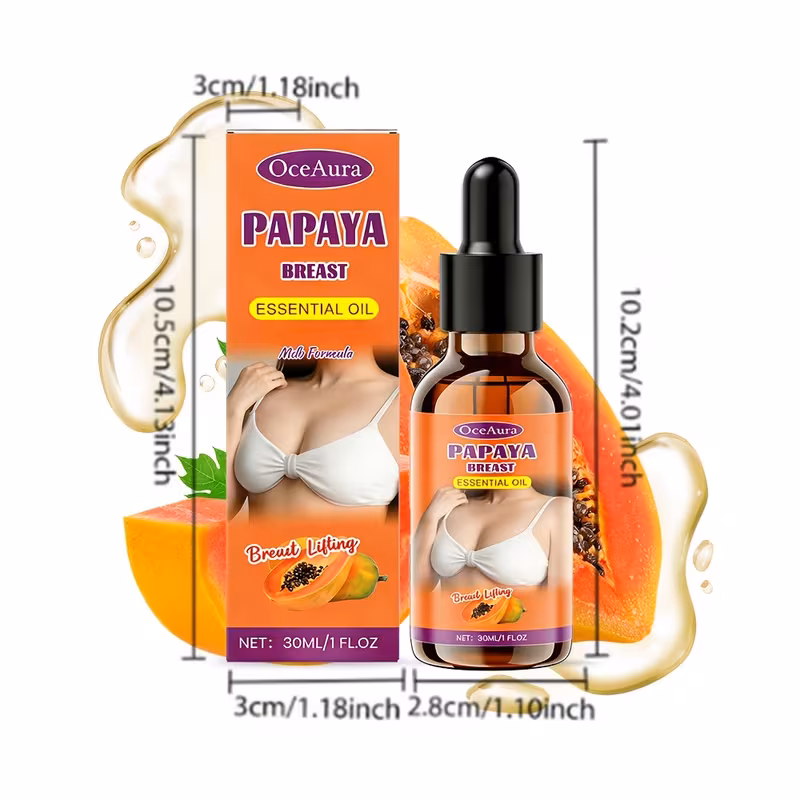 bust massage essence breast firming containing papaya sodium hyaluronate tocopherol and glycerin a hydrating and tightening serum designed for a fuller providing moisturizing care for womens bodies and skin suitable for types Product details 3