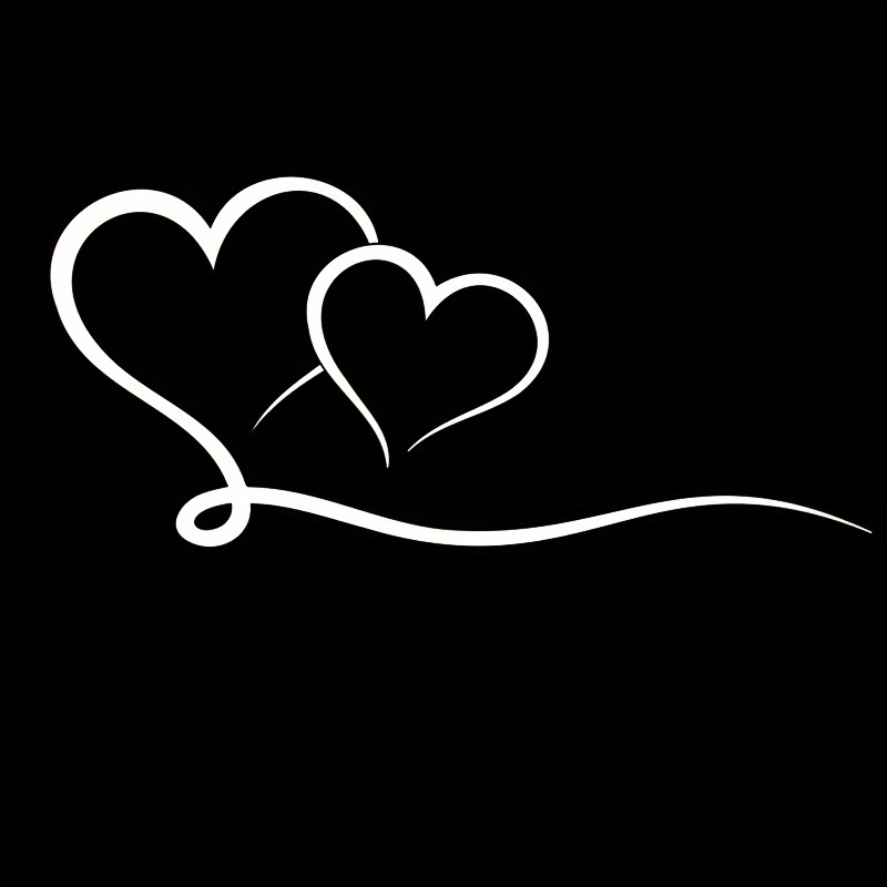 Hearts Vinyl Sticker - Perfect For Cars, Laptops & Walls