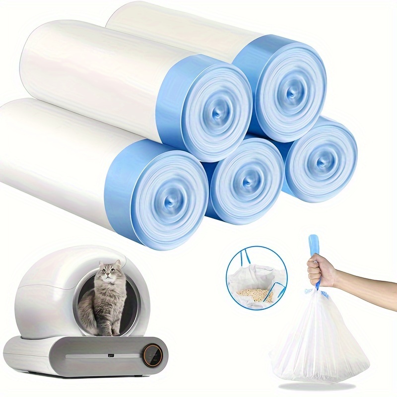 

100pcs Portable Cat Litter Disposal Bags - Easy For Self-cleaning Litter Boxes