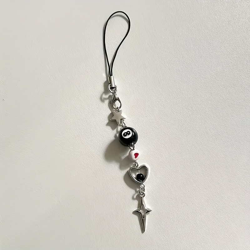 Sweet Cool Chick Love Star Keychain Mobile Phone Camera Pendant Ornament