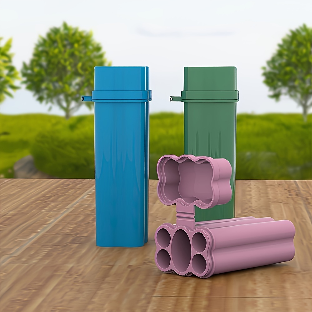 1pc bote rangement portable  5 trous 4 botes rangement - Temu