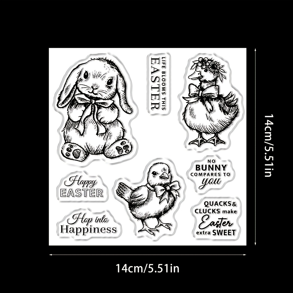 Mangocraft Spring Warm Clear Stamp Cutting Dies Easter For Diy Scrapbooking Supplies Stamp Cutting Dies Cards Albums Decor