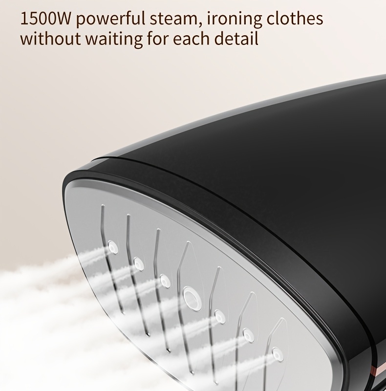 US Plug-in 3-Speed Garment Steamer with Large Water Tank, Gentle Heat & Multiple Ironing Modes - Lightweight Ergonomic Design for Quick Wrinkle Removal, Home & Professional Use, Clothes Ironing, Sleek Iron, Durable Construction 15 US Plug-in 3-Speed Garment Steamer with Large Water Tank, Gentle Heat & Multiple Ironing Modes - Lightweight Ergonomic Design for Quick Wrinkle Removal, Home & Professional Use, Clothes Ironing, Sleek Iron, Durable Construction