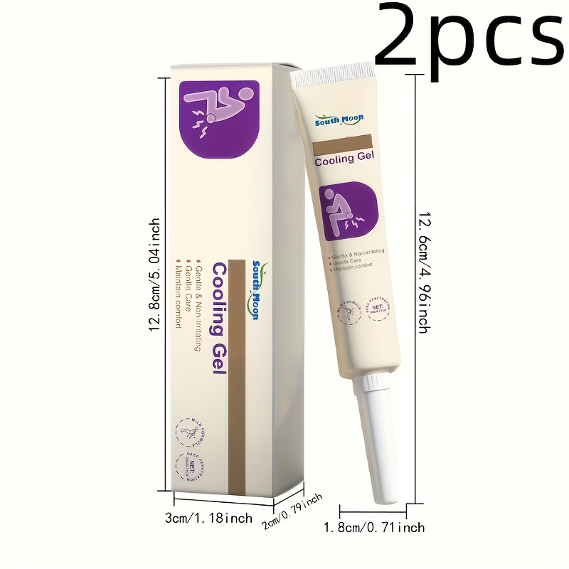 2pcs of Refreshing Beige Gel - Non-Greasy Texture, Refreshing Formula. - Gentle Moisturizing, Caring for The Skin, Suitable for Various Groups, Especially for Those Who Sit for Long Periods