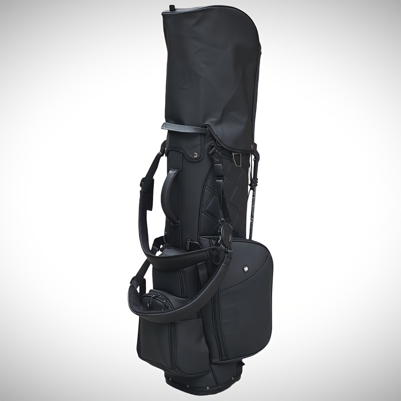 14 way adjustable double straps golf stand bag pu lightweight multi   club bag magnetic pocket 4   pockets Product details 0