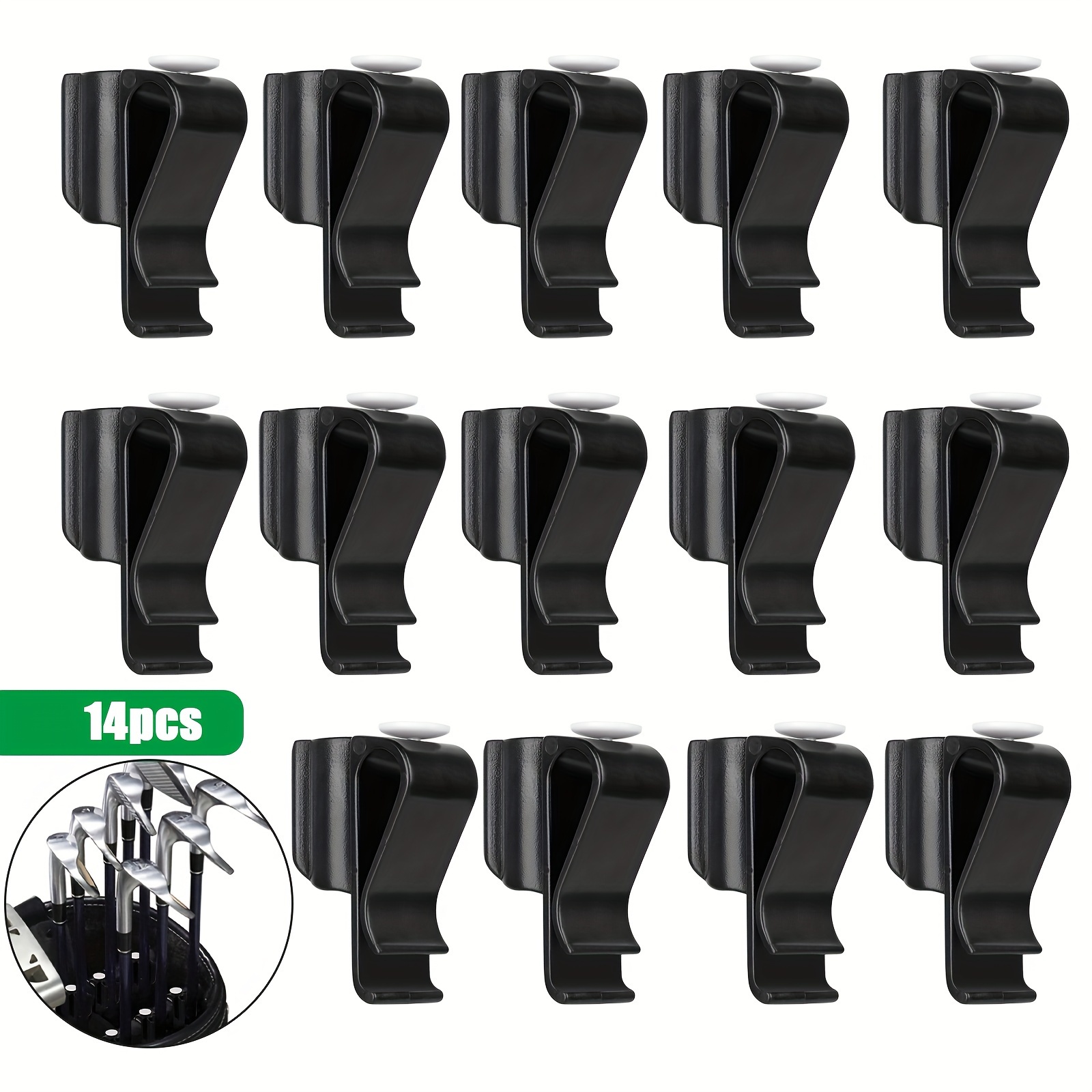 

14pcs Golf Putter Clips, Golf Clip, Golf Bag Putter Holding Clip, Outdoor Golf Accessories For Men &women