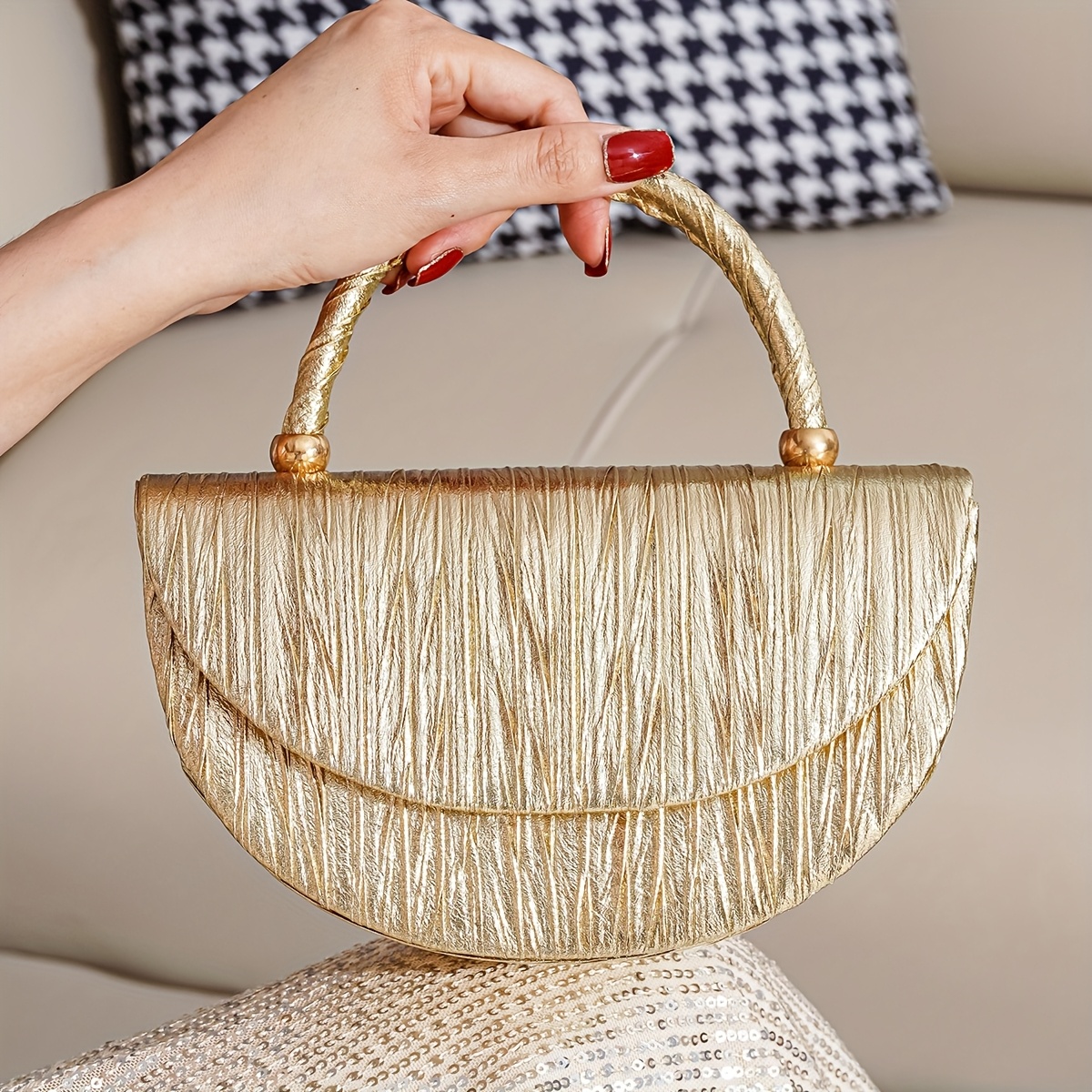 borsa paillettes donna clutch Temu Italy