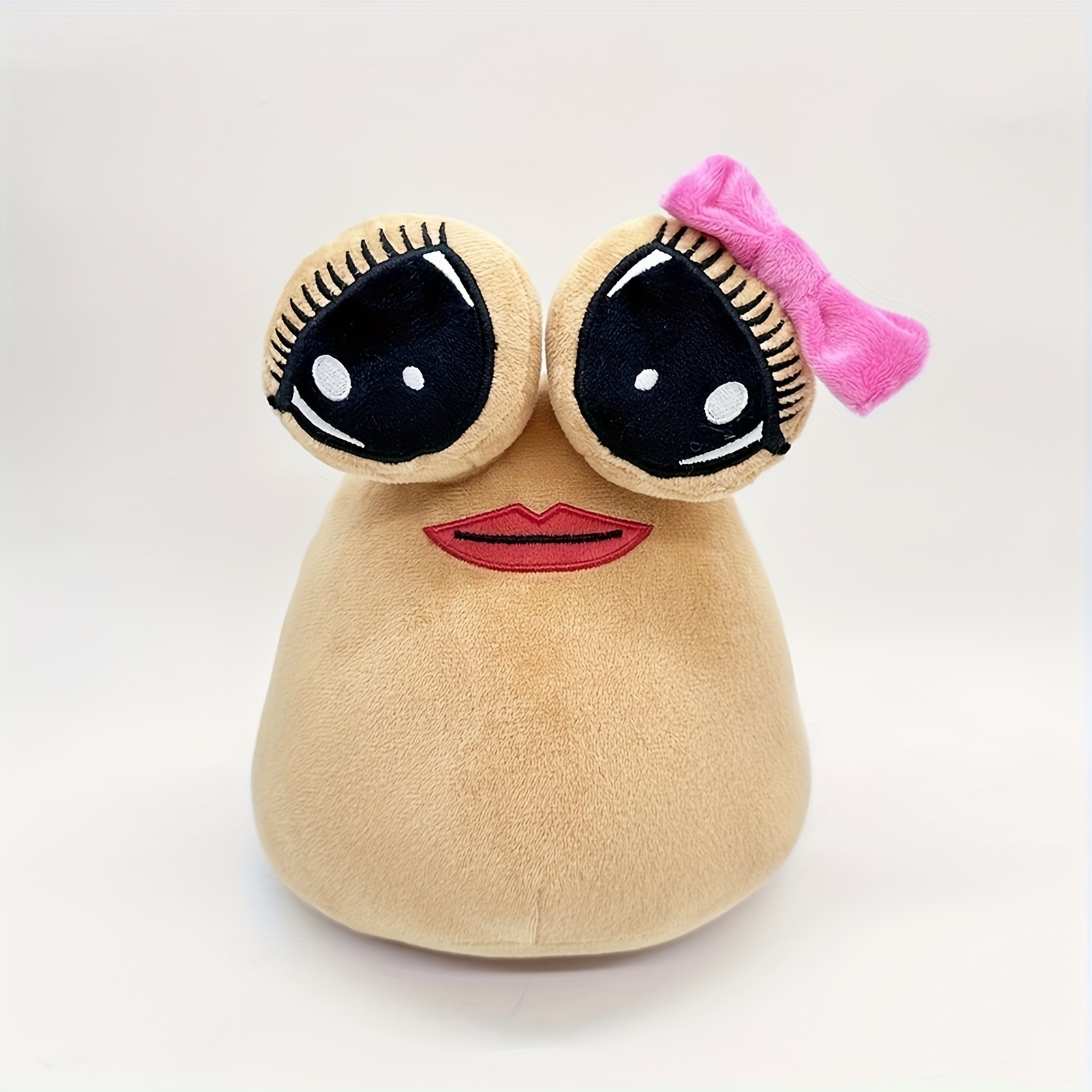 

Adorable Alien Pou Plush Toy - Soft Synthetic Fiber, Perfect For Youngsters Under 3 - Ideal For , Thanksgiving & Christmas Decor Plush Toys