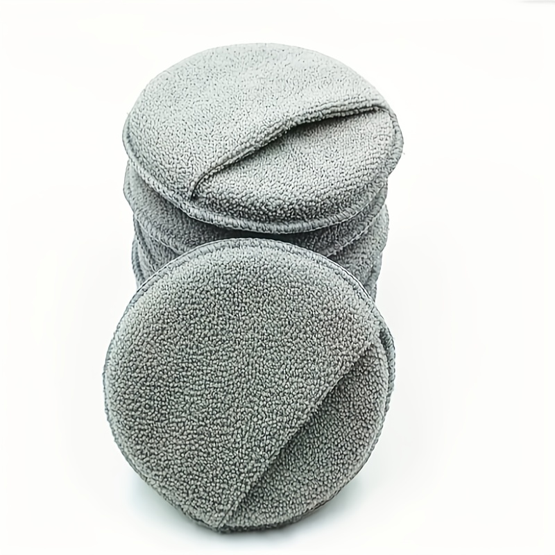TEMU 4pcs Car Wash Sponge Set - Soft Microfiber Cleaning Pads For Gentle Paint Polishing, Suitable For All Vehicles, Durable And Scratch-free Auto
