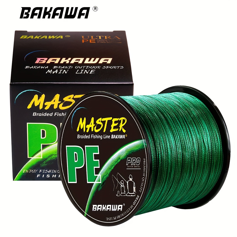 

Bakawa 300m Pe Braided Fishing Line - Ultra-strong, Smooth Casting & For Saltwater And Freshwater Angling