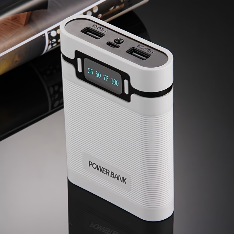 

Assemblable Removable Charging Treasure 18650 Battery Solder-free Shell Power Bank Box Deal Box