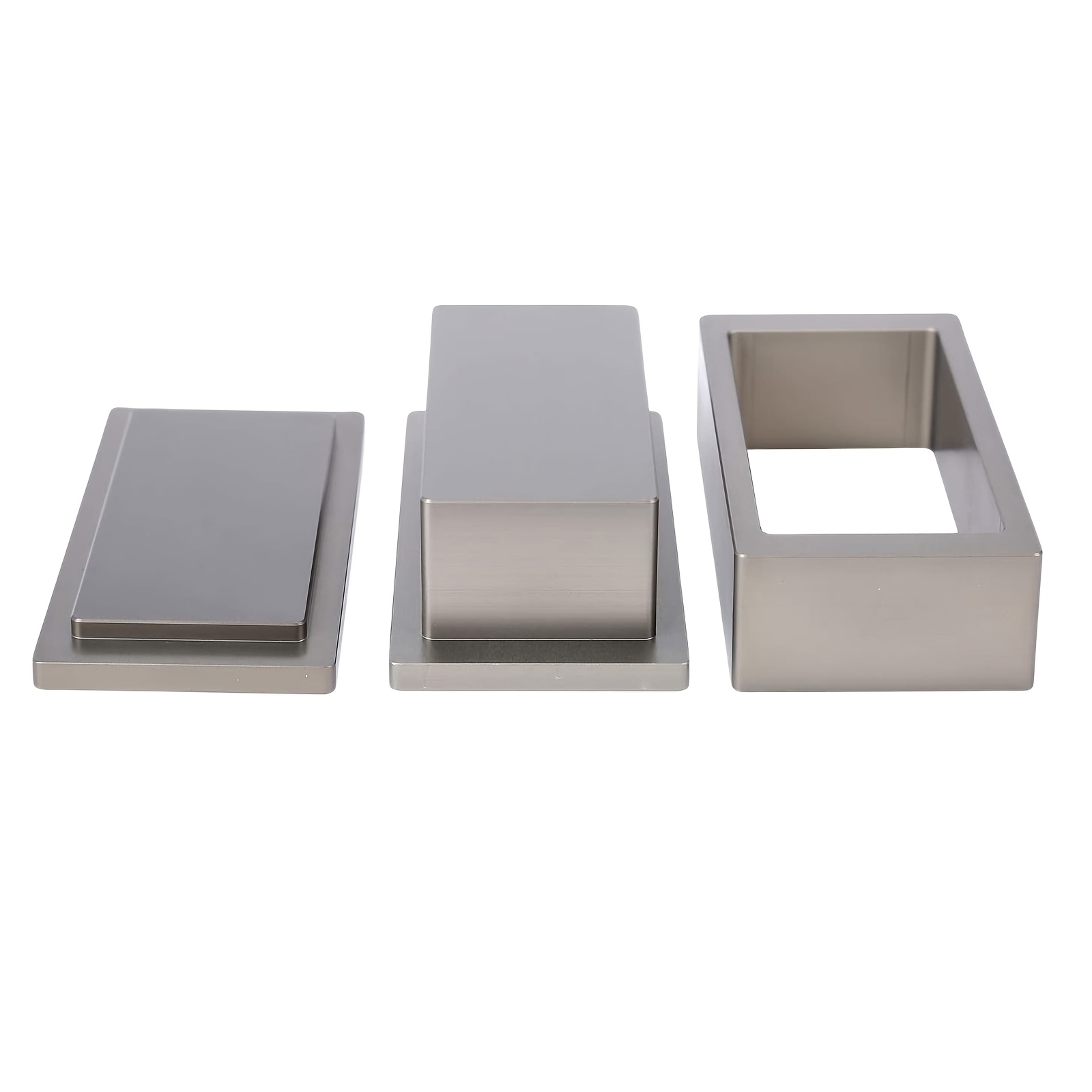 2X4 in pravokotna kalup za predpreiskanje smole, aluminijast kalup za predpreiskanje za ekstrakcijo
